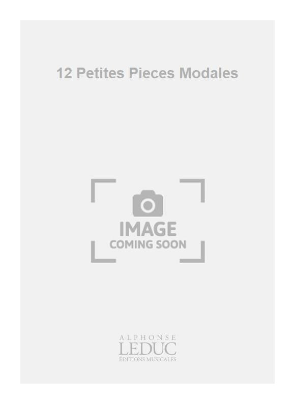 12 Petites Pièces Modales | Jacques Chailley | Flûte à bec