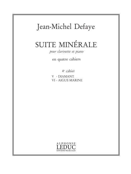 Suite Minérale Vol.4-N05-Diamant-N06-Aigue Marine | Jean-Michel Defaye