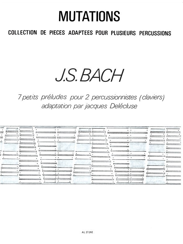 7 Petits Préludes | Johann Sebastian Bach | Percussions