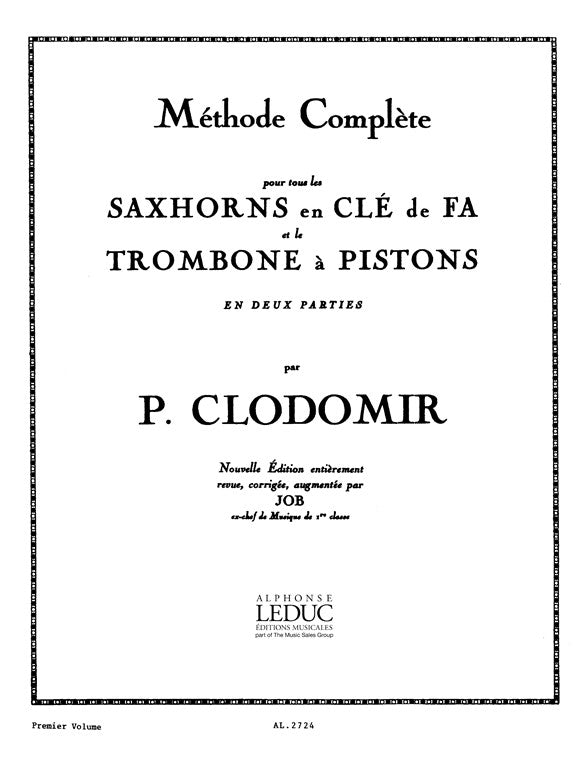 Méthode complète pour le Saxhorn en F | Pierre-François Clodomir