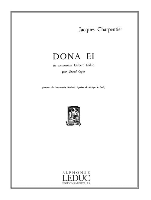 Dona Ei | Jacques Charpentier | Orgue