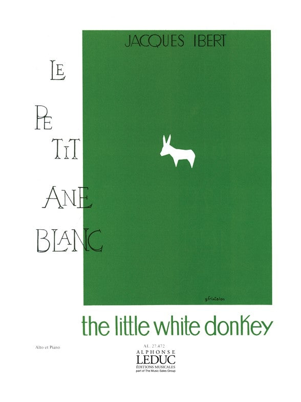 Ibert Little White Donkey | Jacques Ibert | Alto
