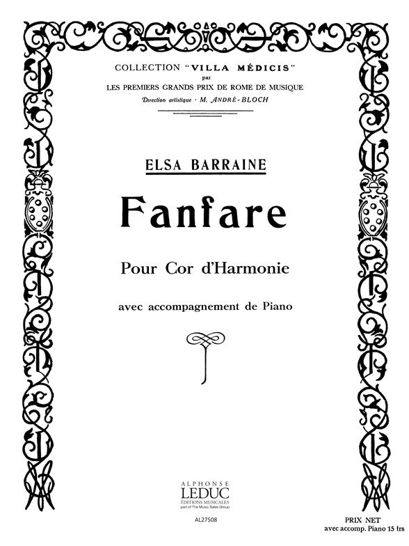 Elsa Barraine: Fanfare | Elsa Barraine | Cor