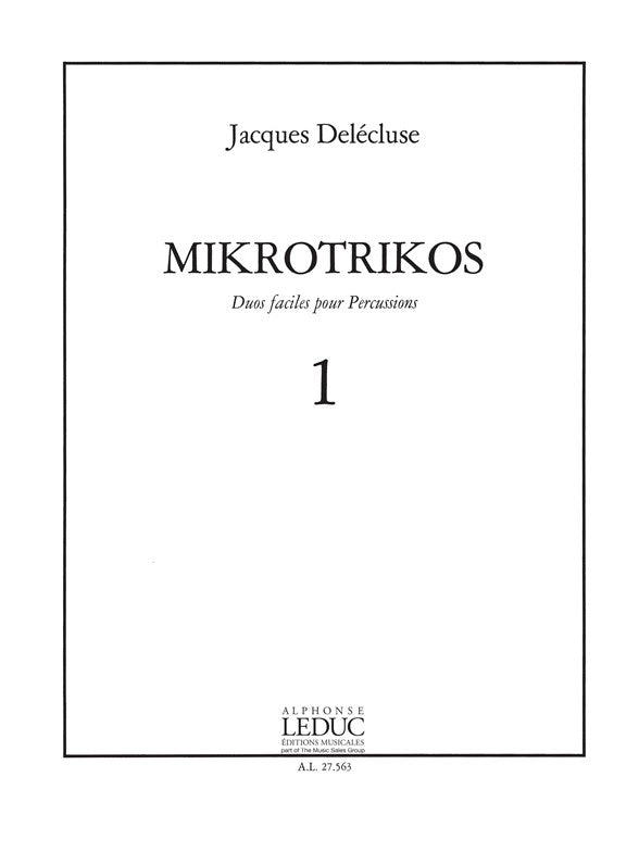Jacques Delecluse: Mikrotrikos 1 | Jacques Delécluse