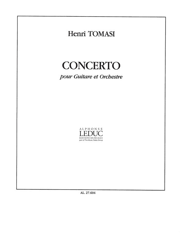 Concerto | Henri Tomasi | Guitare