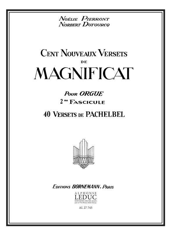 100 Nouveaux Versets de Magnificat Vol.2 | Pachelbel | Orgue