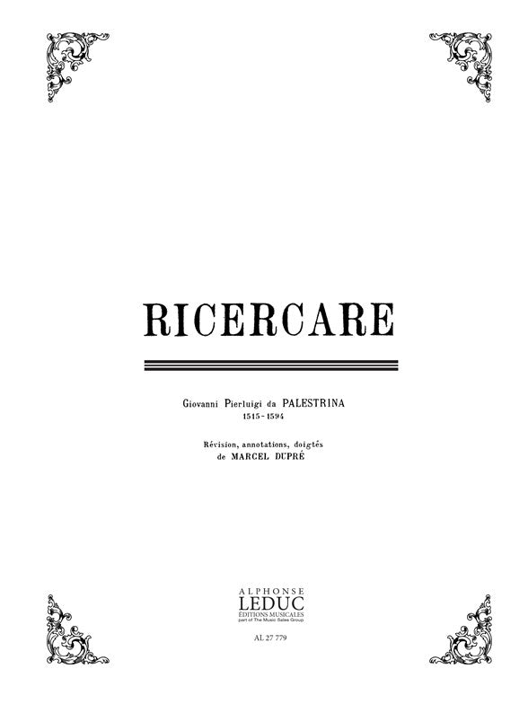 Ricercare | Giovanni Pierluigi da Palestrina | Orgue
