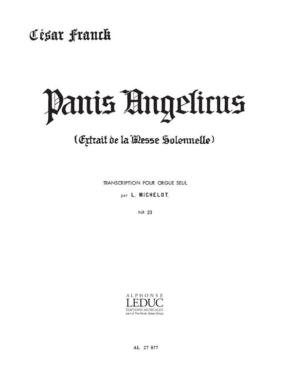 Panis angelicus | César Franck | Orgue