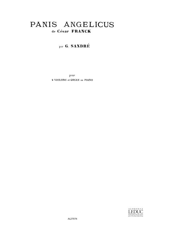 Panis Angelicus/N021 | César Franck | Violon