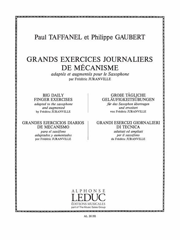 Grands Exercices Journaliers de Mécanisme | Paul Taffanel