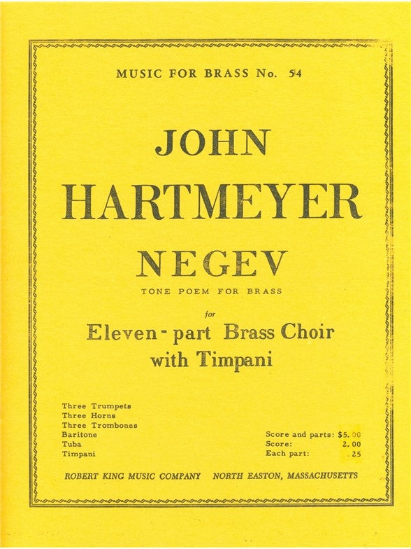Negev | Hartmeyer | Ensemble de cuivres