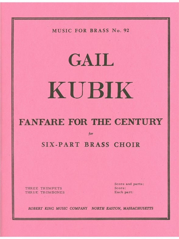 Fanfare pour le siècle | Kubik | Ensemble de cuivres