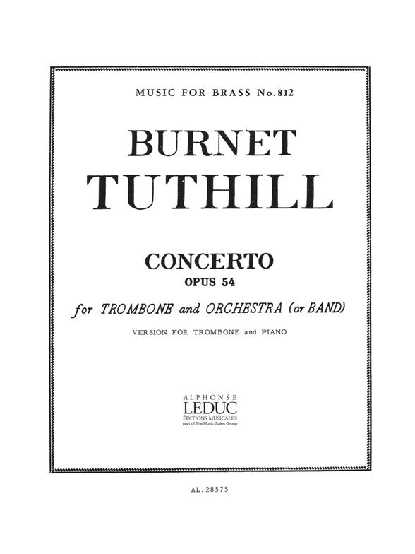 Concerto | Burnet C. Tuthill | Trombone