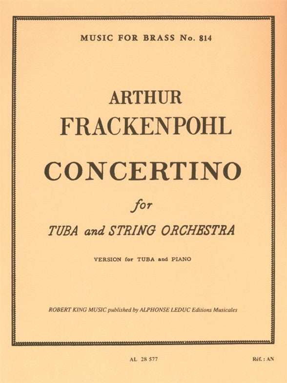 Concertino pour tuba | Arthur R. Frackenpohl