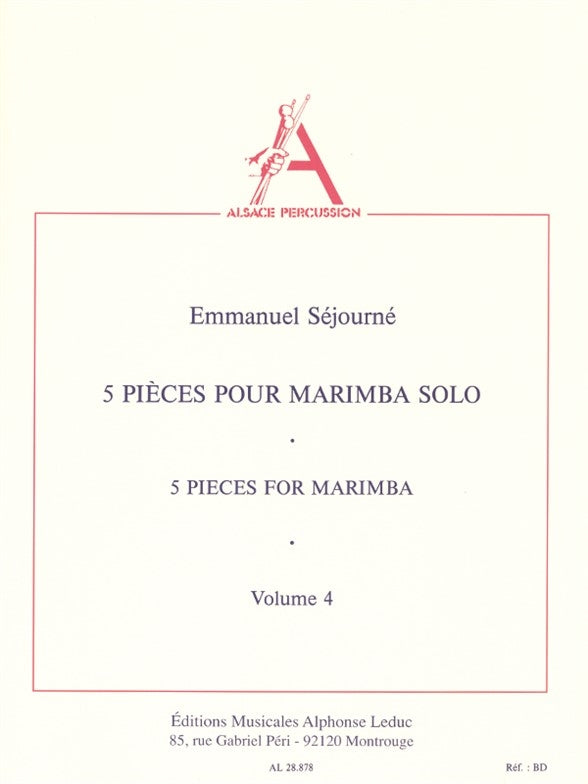 5 Pièces | Emmanuel Séjourné | Marimba