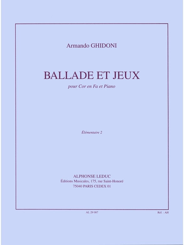 Ballade Et Jeux | Armando Ghidoni | Cor