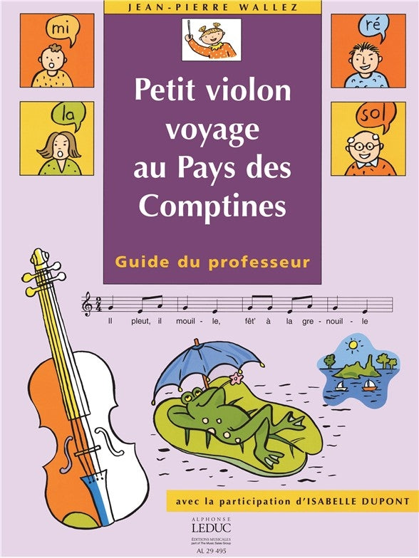 Petit Violon voyage au Pays des Comptines - Guide | Jean-Pierre Wallez
