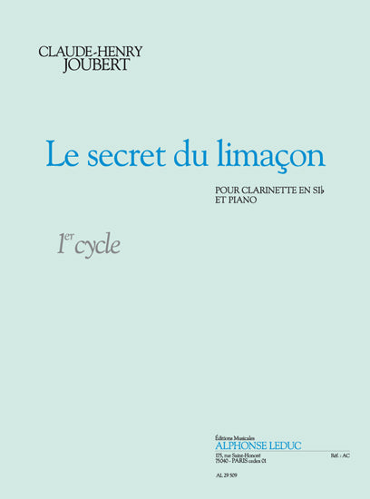 Secret Du Limacon | Joubert | Clarinette