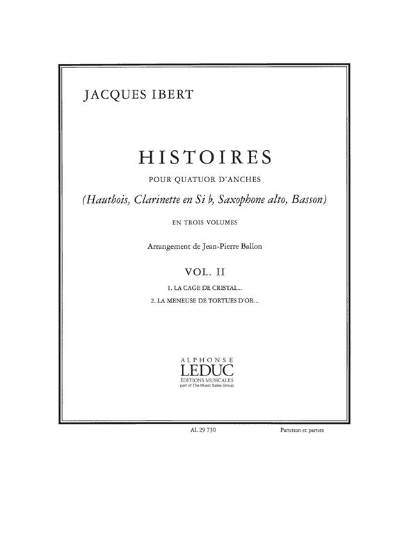 Histoires La Cage-La Meneuse vol 2 | Jacques Ibert