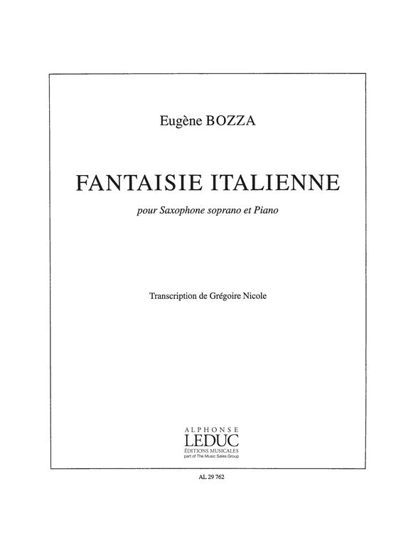 Fantaisie Italienne | Eugène Bozza | Saxophone