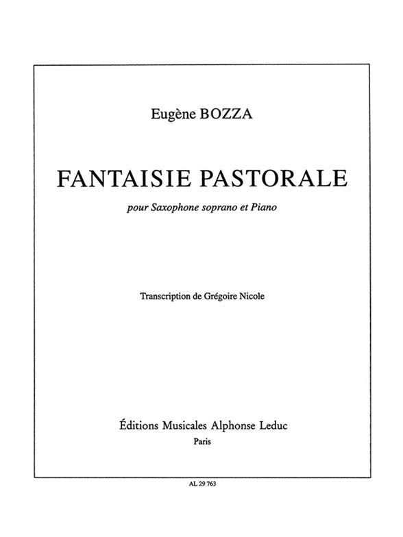 Fantaisie Pastorale Op.37 | Eugène Bozza | Saxophone