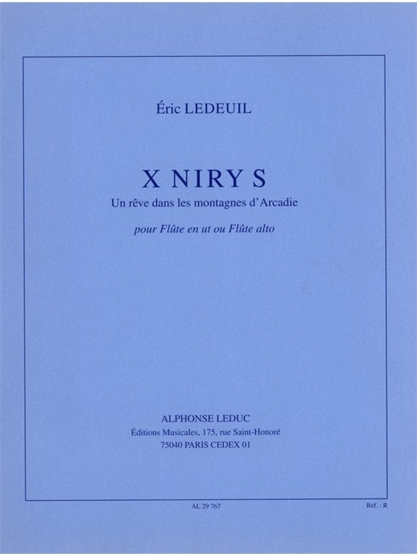 X Niry S pour flûte en ut ou flûte alto | Éric Ledeuil
