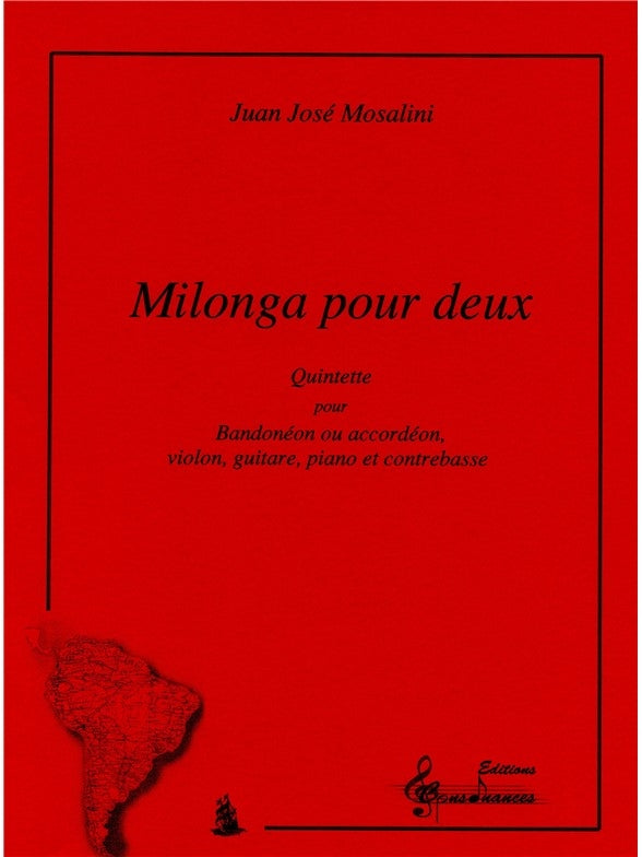 Milonga pour 2 bandoneon Ou Accordions et Ensemble | Juan José Mosalini