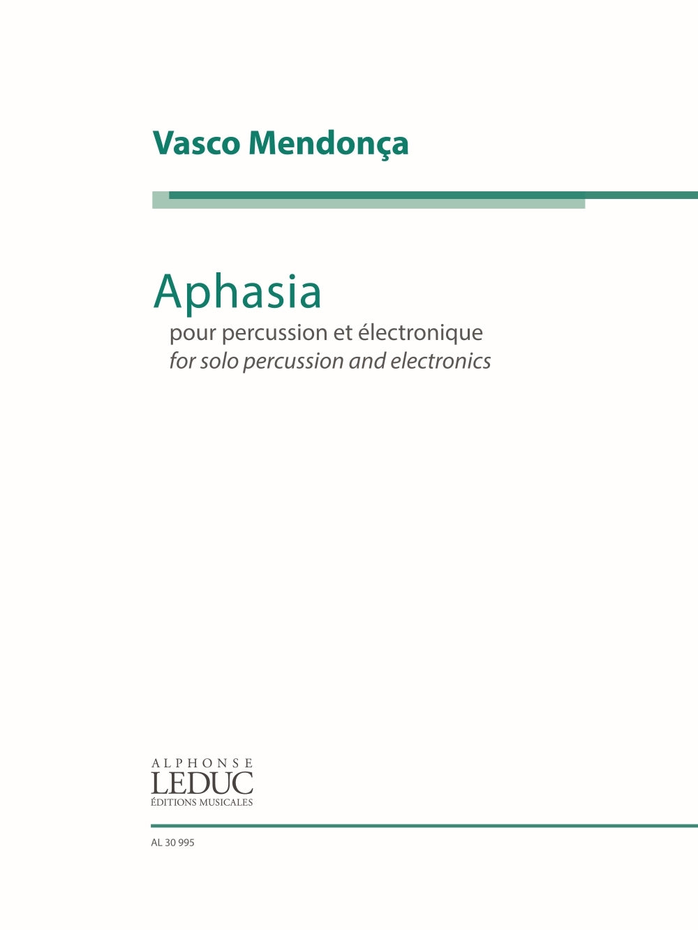Aphasia | Mendonça Vasco | Percussions