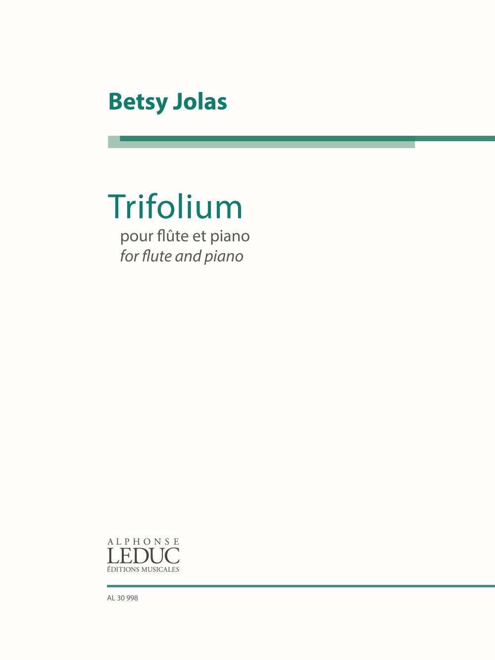 Trifolium | Betsy Jolas | Flûte