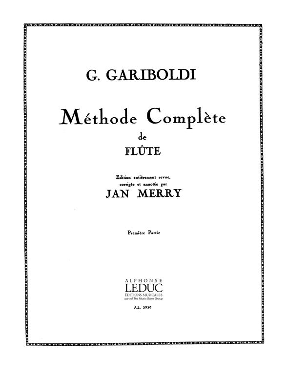 Méthode Complète 1 Op. 128 | Giuseppe Gariboldi | Flûte
