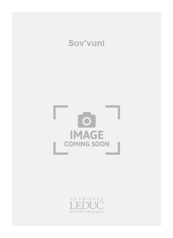 Sov'vuni | Bernard Haultier | Chœur