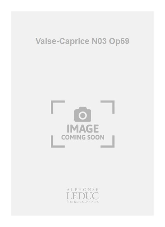 Valse-Caprice N03 Op59 | Gabriel Fauré | Piano