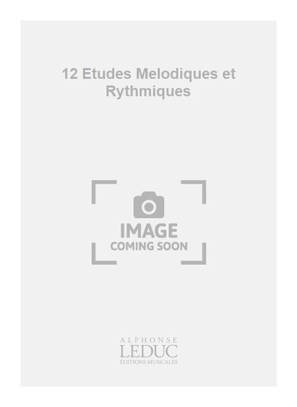 12 Études Mélodiques et Rythmiques | Martin Criado García