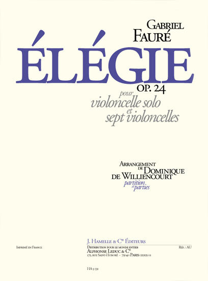 Élegie op. 24 | Gabriel Fauré | Orchestre à cordes