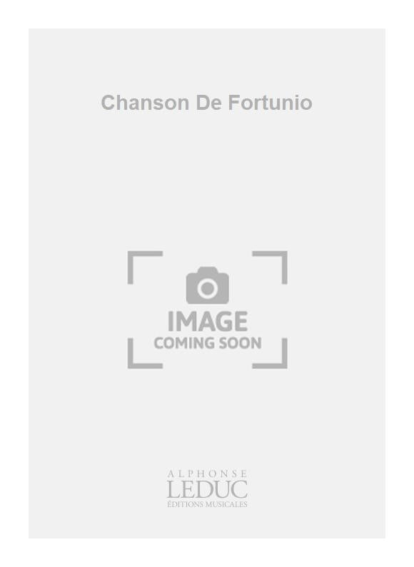 Chanson De Fortunio | Cayre | Quatuor de flûtes