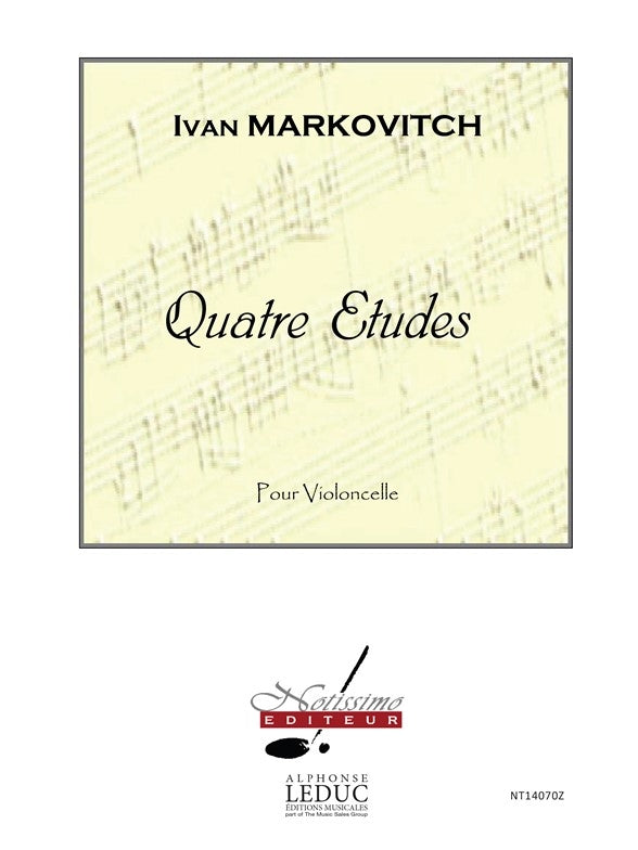 4 Études | Ivan Markovitch | Violoncelle