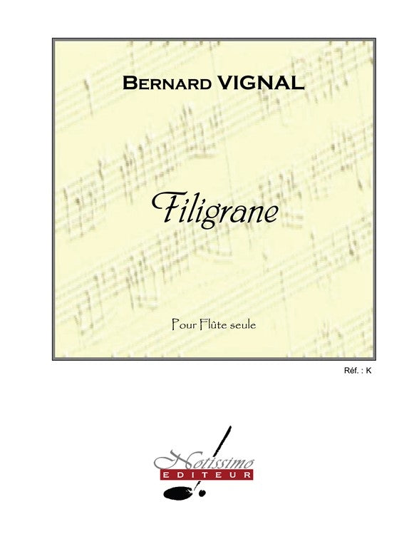 Filigrane | Bernard Vignal | Flûte