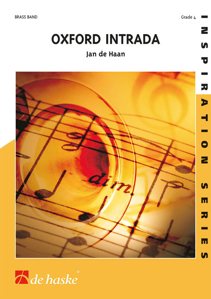 Intrada d'Oxford | Jan de Haan | Brass band | Partition + parties