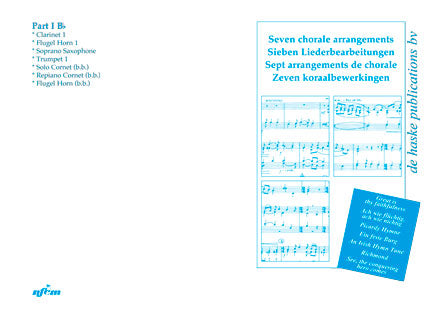 Zeven koraal bewerkingen ( 1 Bb TC ) | Orchestre d'harmonie