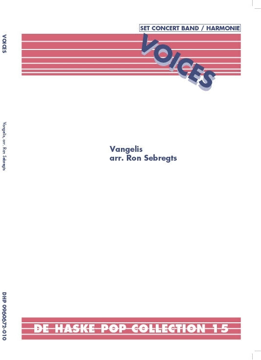 Voix | Vangelis | Orchestre d'harmonie | Partition + parties