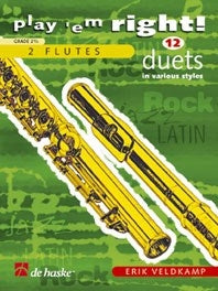 Play 'em Right! - 12 duos en divers styles | Erik Veldkamp | Flûte