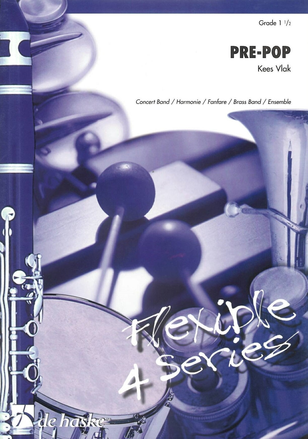 Pre-Pop | Kees Vlak | Orchestre d'harmonie | Partition + parties