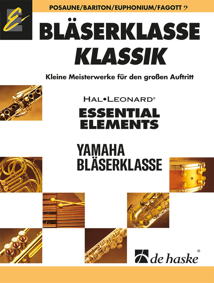 Bläserklasse KLASSIK - Trombone/baryton, clé de fa | arr. Jan de Haan
