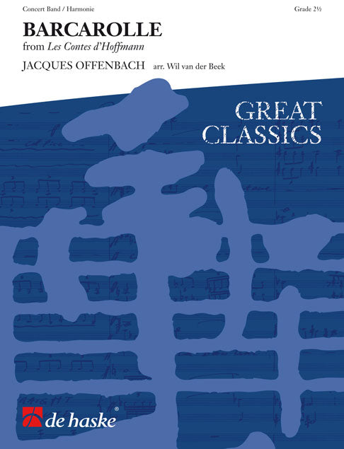 Barcarolle | Jacques Offenbach | Orchestre d'harmonie | Partition