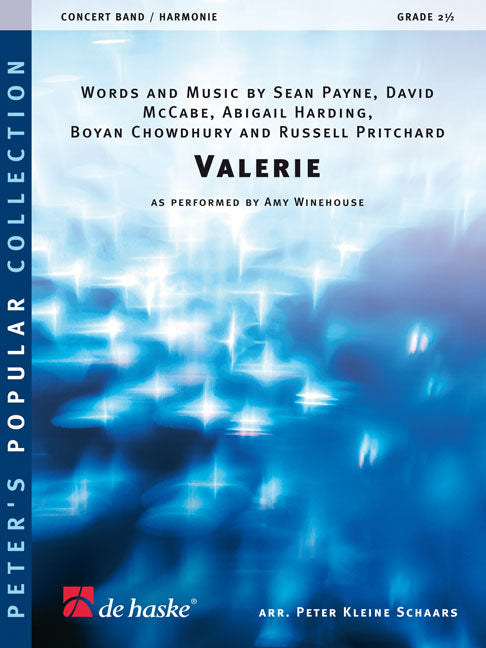 Valerie | Sean Payne | Orchestre d'harmonie | Partition + parties
