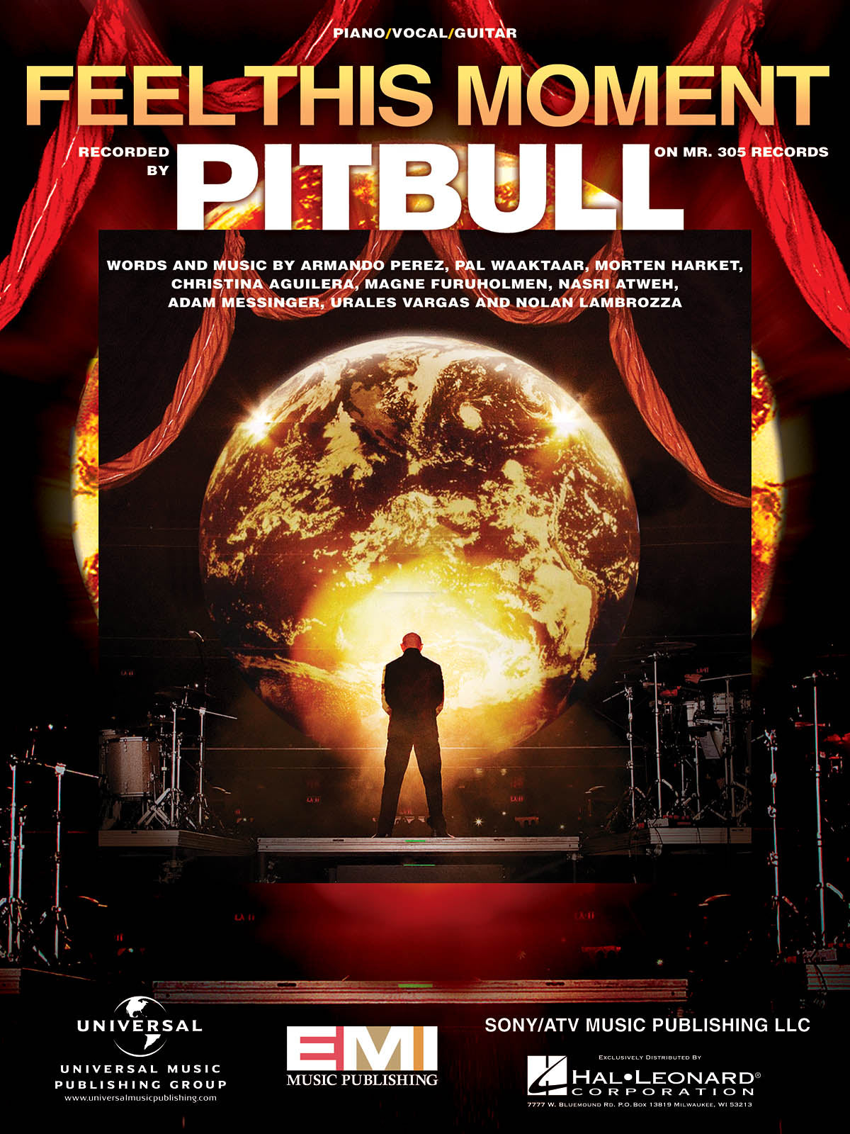 Feel this Moment, Livre pour voix et Piano