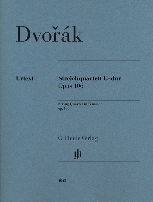 Quatuor à cordes en sol majeur, op. 106 | Antonín Dvořák | Quatuor à cordes | Jeu de parties