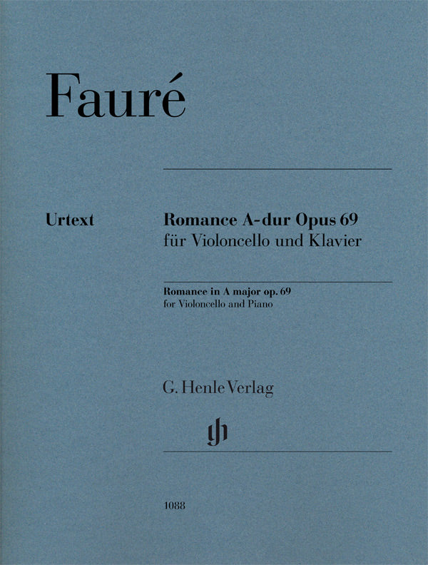 Romance en la majeur, op. 69, pour violoncelle et piano | Gabriel Fauré