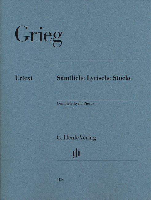 Toutes les pièces lyriques | Edvard Grieg | Piano | Livre