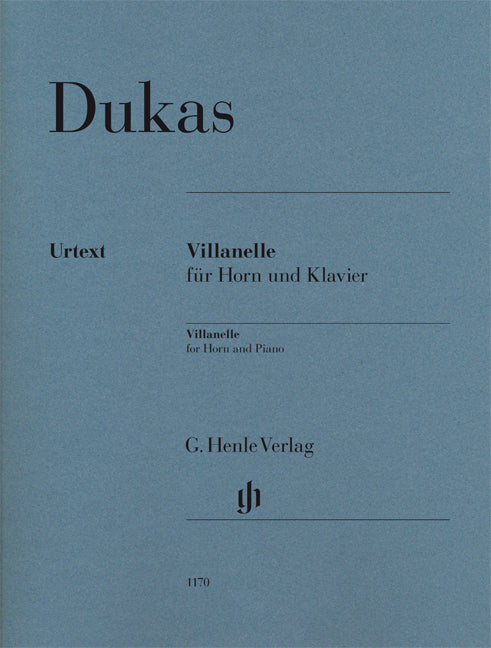 Villanelle, pour cor et piano | Paul Dukas | Cor
